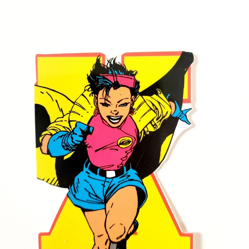 Vintage 90s X-Men Jubilee Bookmark die-cut Marvel Girl USA 1994 Antioch KS 32387